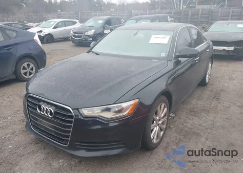 2013 Audi A6 2.0T Premium из США, поврежденный, VIN WAUDFAFC0DN039555